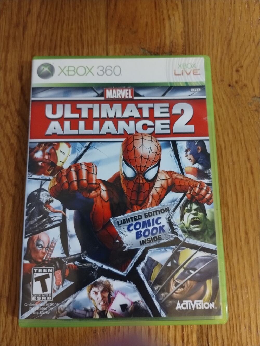 Xbox 360 Marvel: Ultimate Alliance 2 Manual Included - Bonus Lim Ed Comic Book